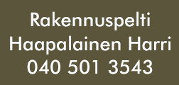 Tmi Rakennuspelti Haapalainen logo